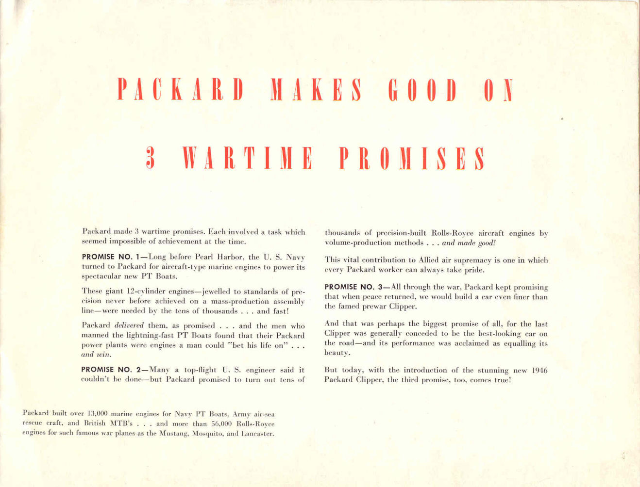 1946 Packard Brochure Page 16